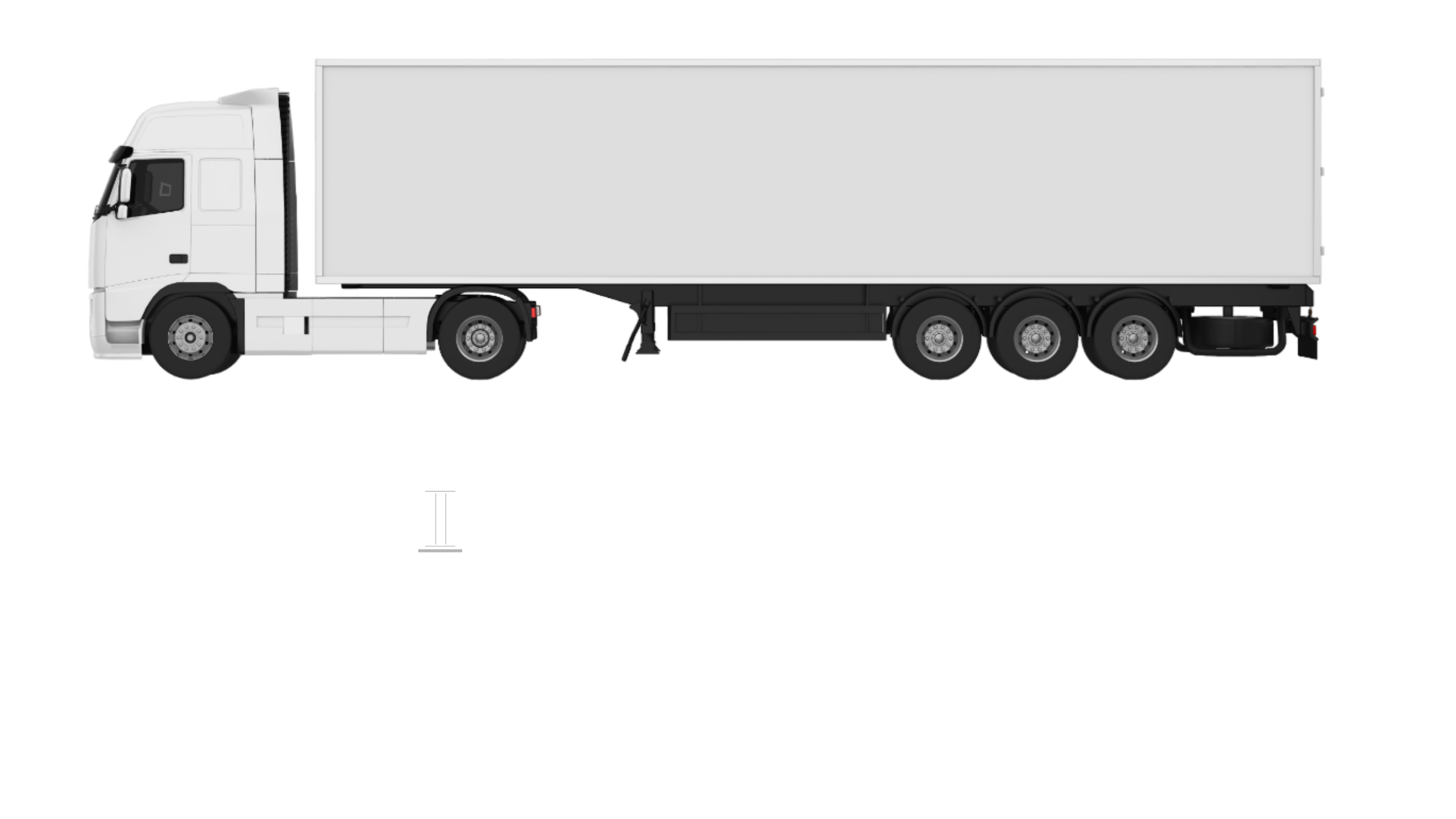 LKW Koffer-Sattel.